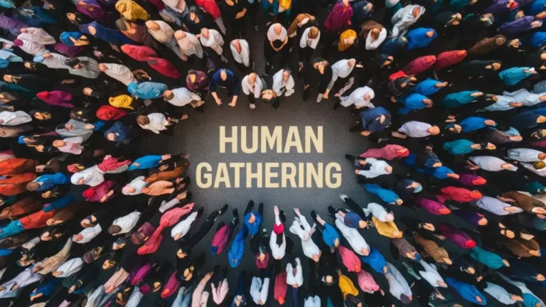 is the human gathering fake