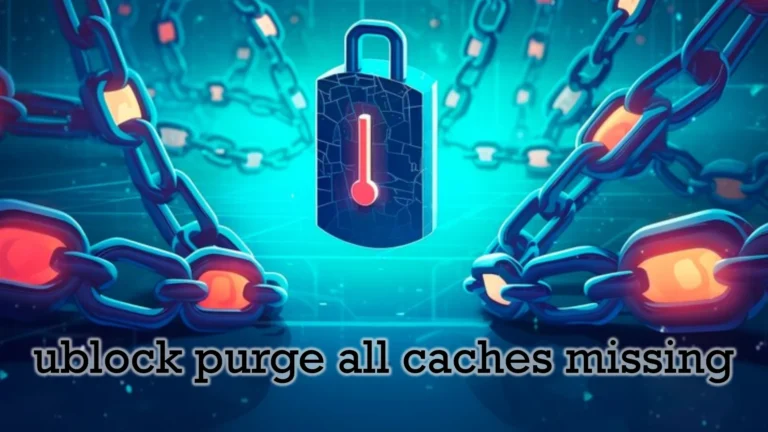 ublock purge all caches missing