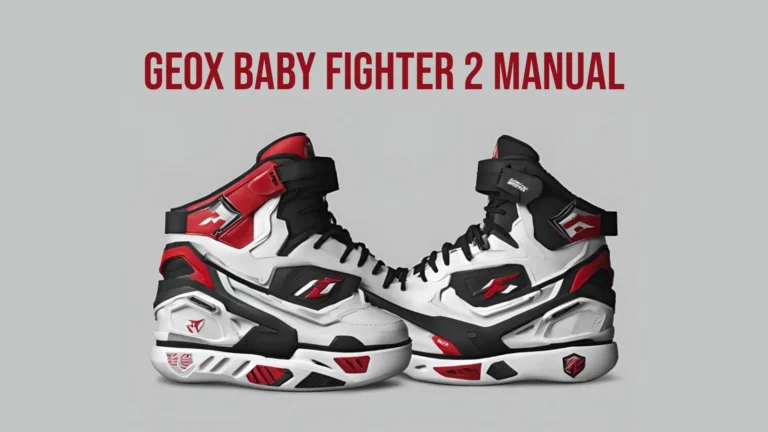 geox baby fighter 2 manual