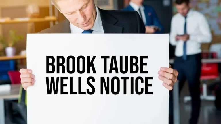 brook taube wells notice