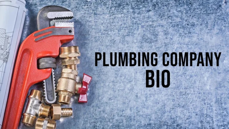 plumbing company bio