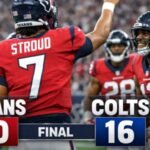 Texans Defeat Colts 20-16 in Regular-Season Finale at NRG Stadium