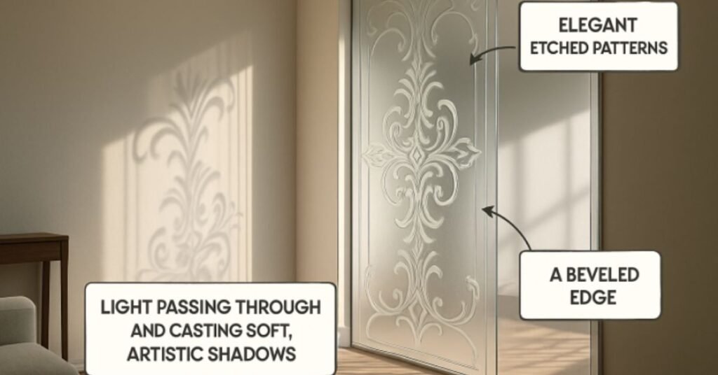 Glass Etching and Beveling Techniques for Modern Interiors