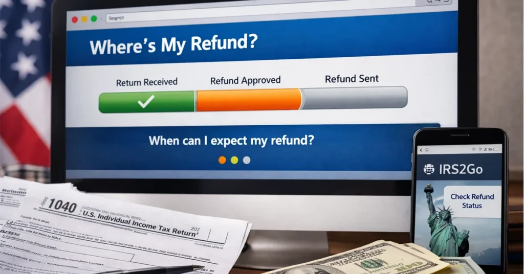 IRS Where My Refund? Tool Sees Surge as Taxpayers Track Returns