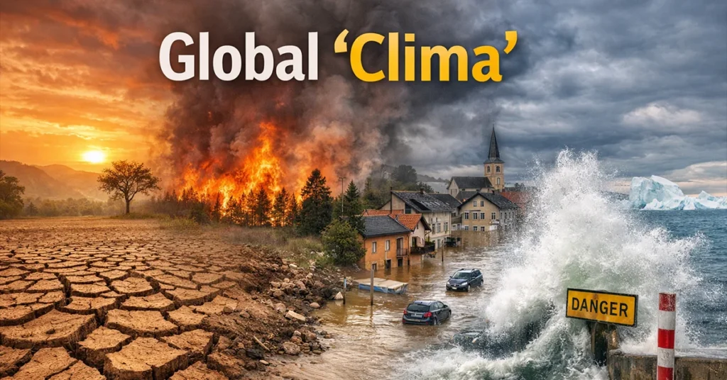 Global Clima Trends Show Rising Temperatures and Escalating Environmental Risks