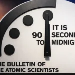 Midnight doomsday clock remains at 90 seconds amid escalating global risks