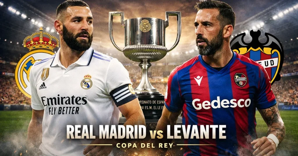Real Madrid – Levante Copa del Rey clash set to decide knockout progress