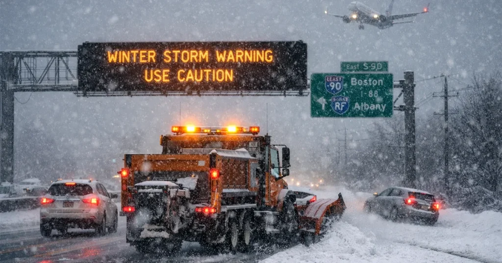 Winter Storm Warning Issued as Heavy Snow Ice Threaten Travel