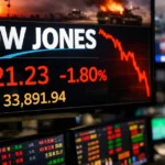 Dow Jones Slides as Oil Surge and Geopolitical Tensions Rattle Markets
