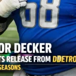 Detroit Lions Tackle Taylor Decker Requests Release After Decade With Team